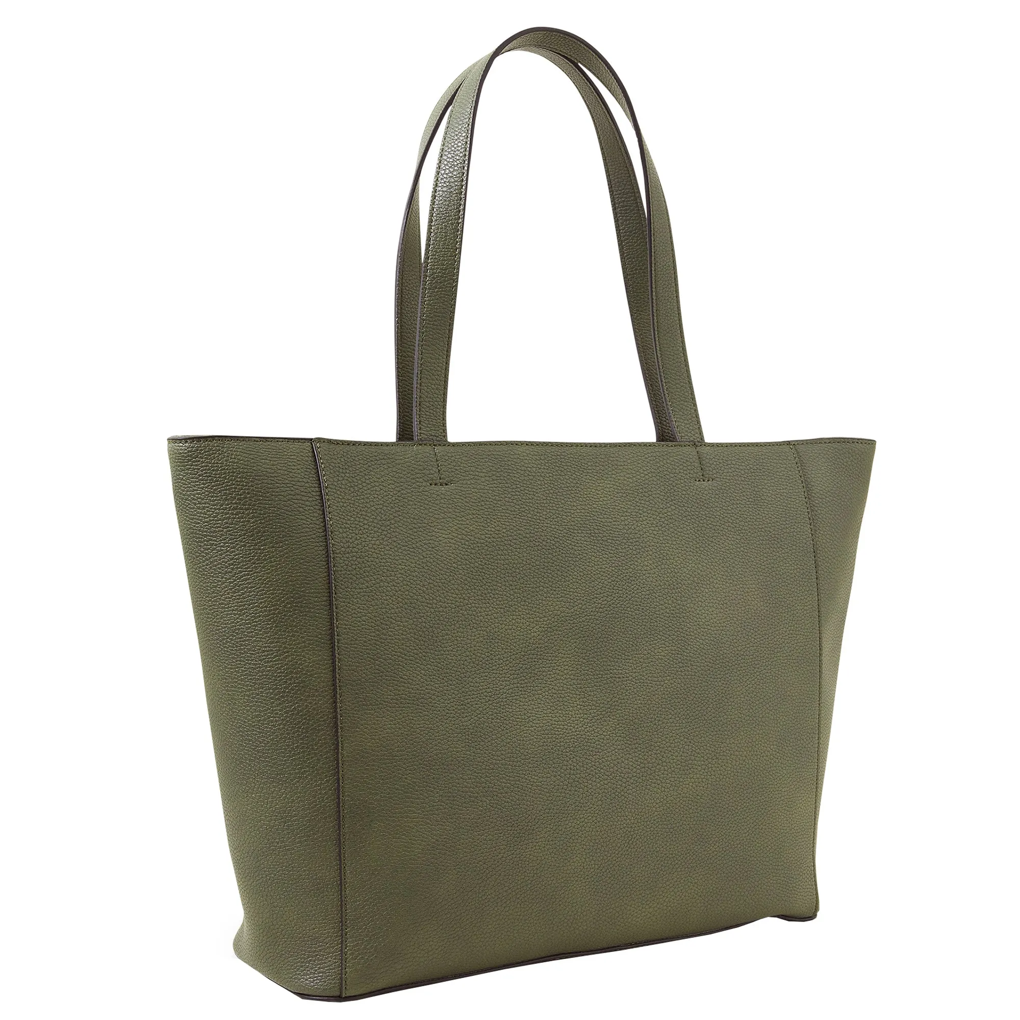 Womens Khaki Front Pocket Tote Bag by Accessorize London with Stylish Design