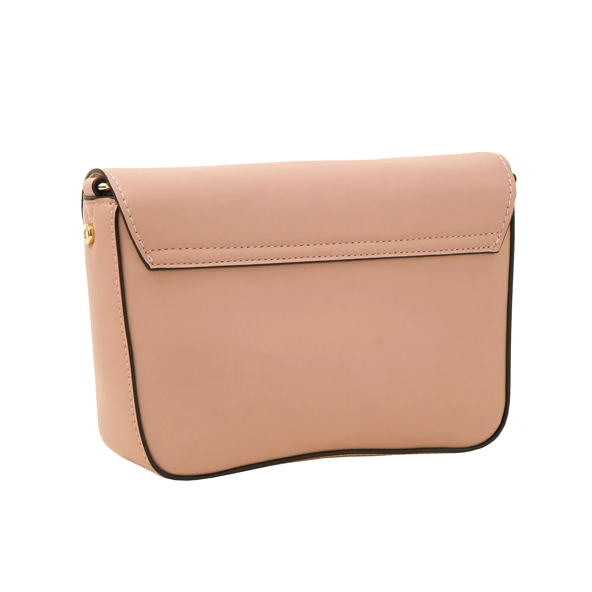 Accessorize London Women's Pink Metal Detail Cross-Body Bag