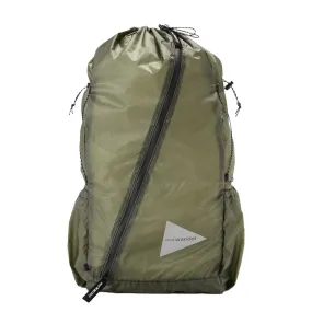 And Wander Sil Daypack Khaki