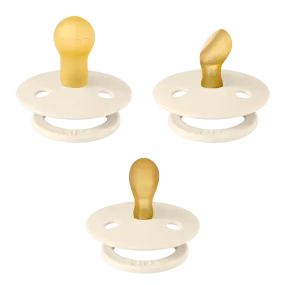 BIBS Try-It Collection Pacifiers 3 pack (Size 1) - Ivory