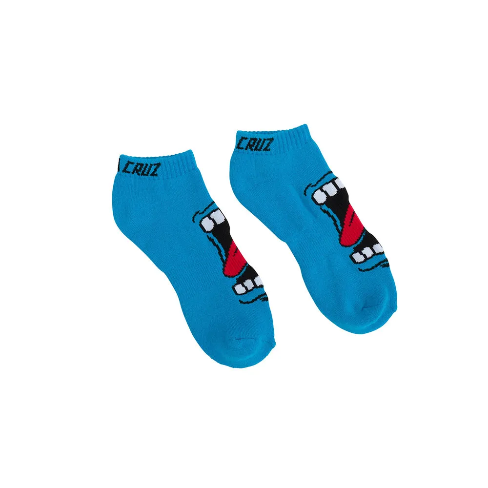 Big Mouth No Show Socks (Blue)