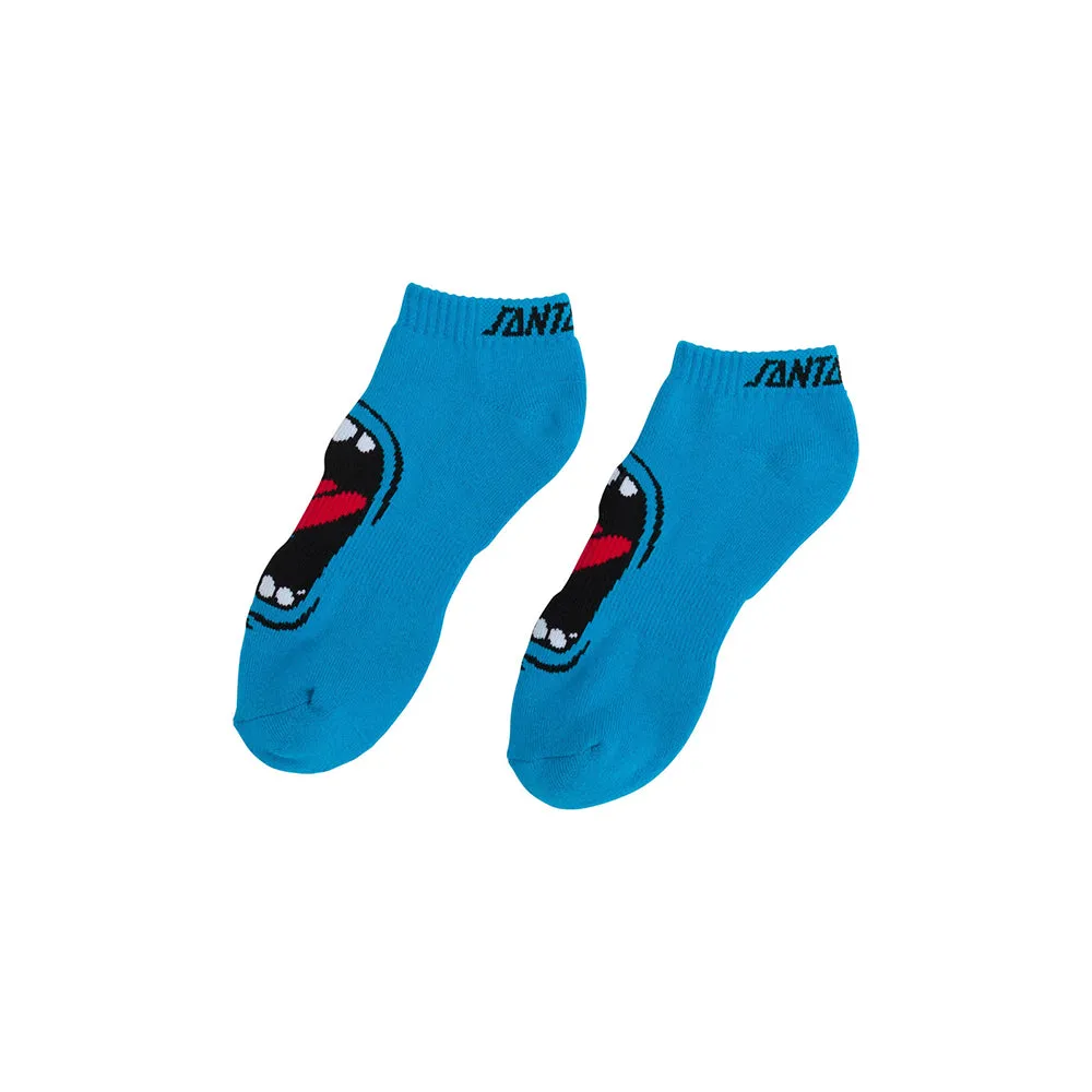 Big Mouth No Show Socks (Blue)