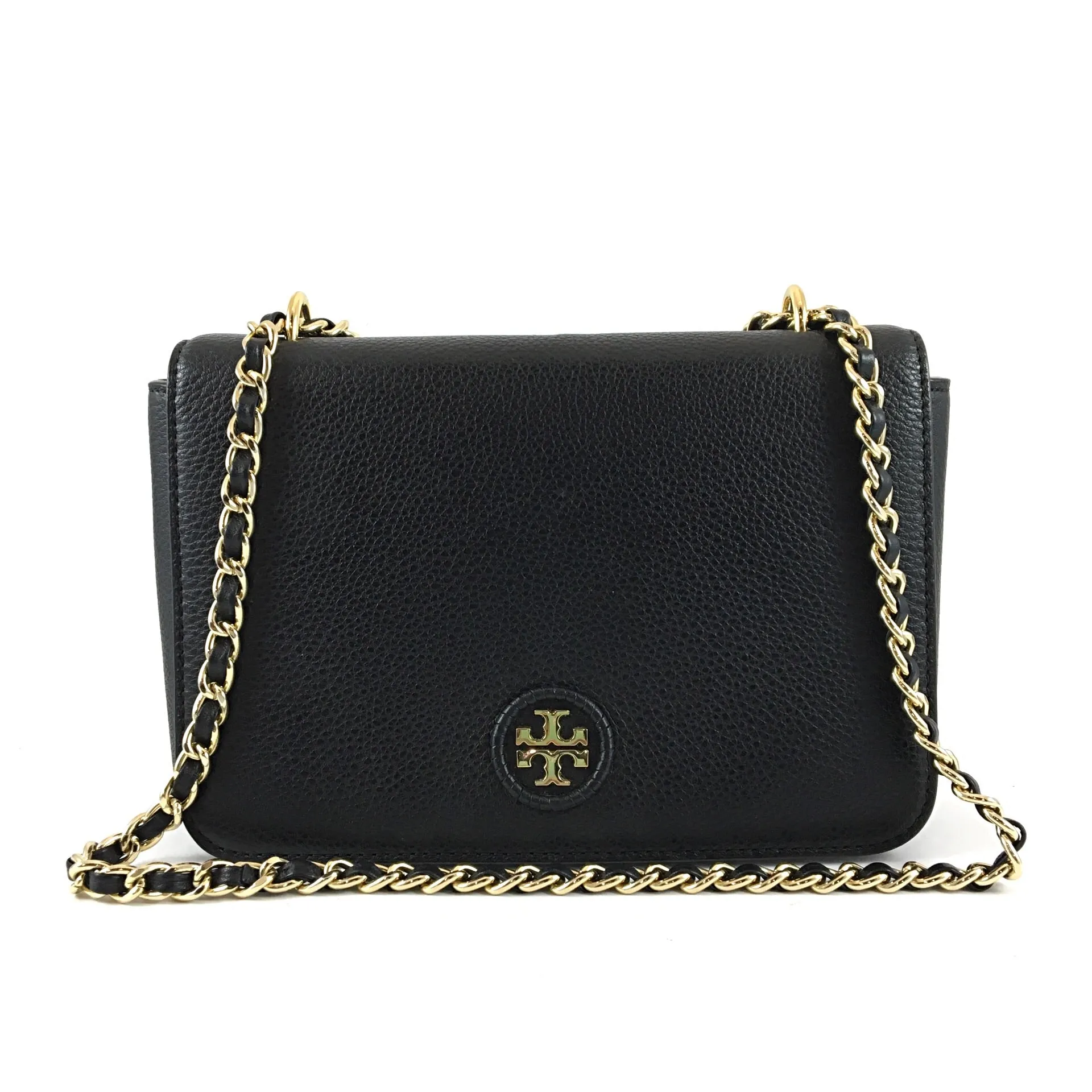 Black Flap Bag Gold Chain Strap