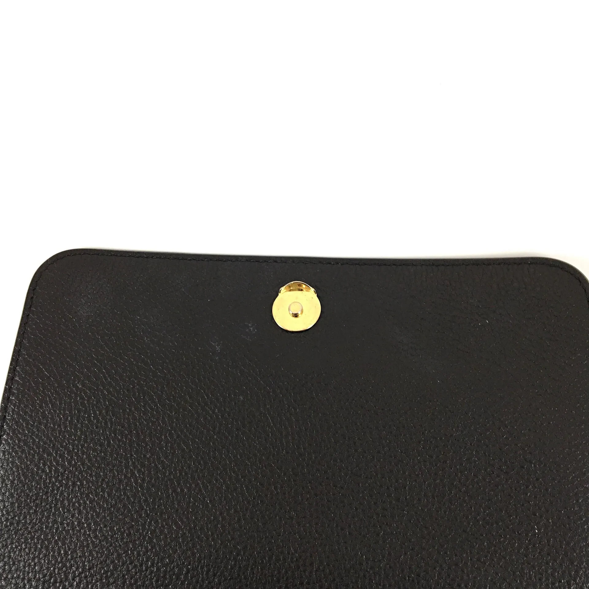 Black Flap Bag Gold Chain Strap