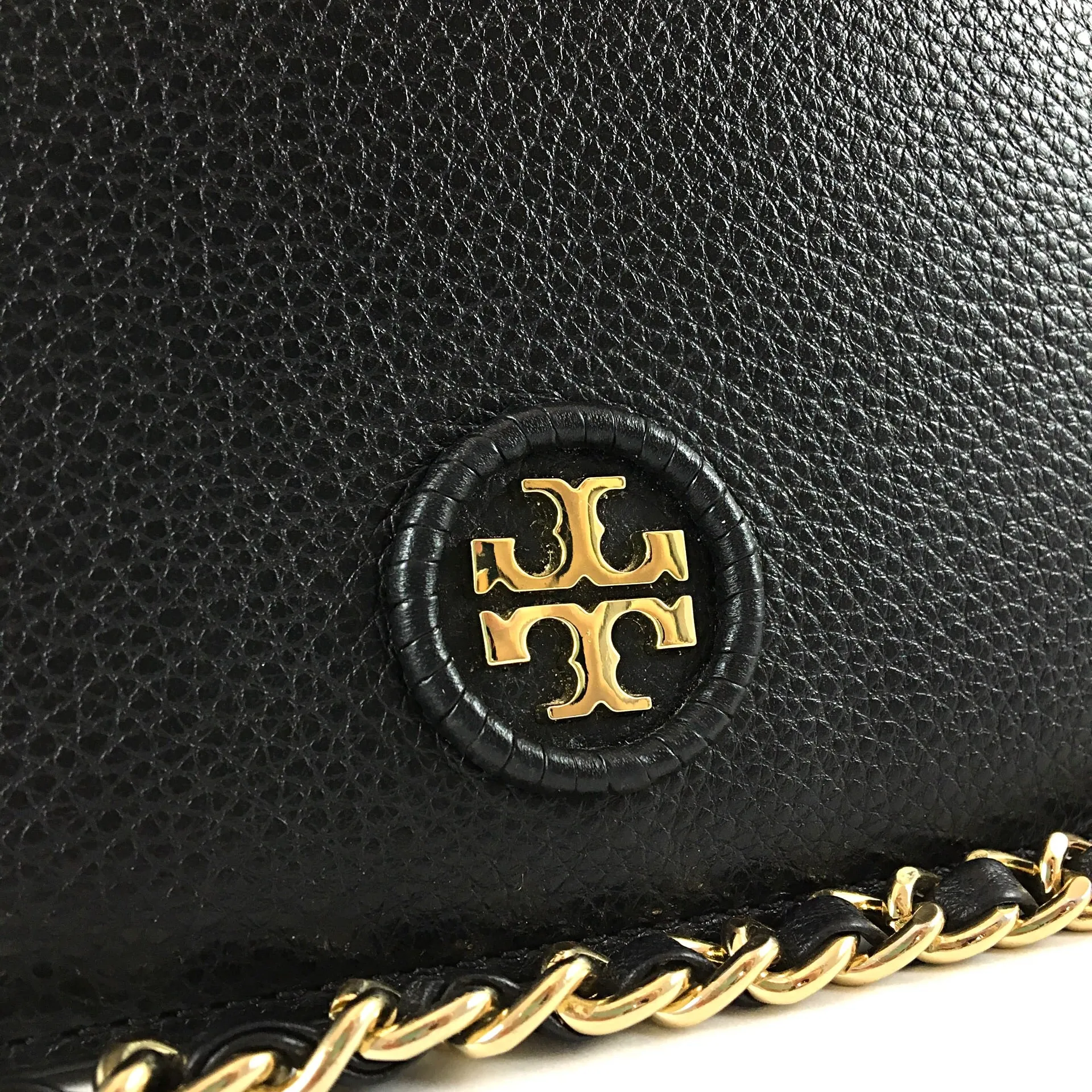 Black Flap Bag Gold Chain Strap