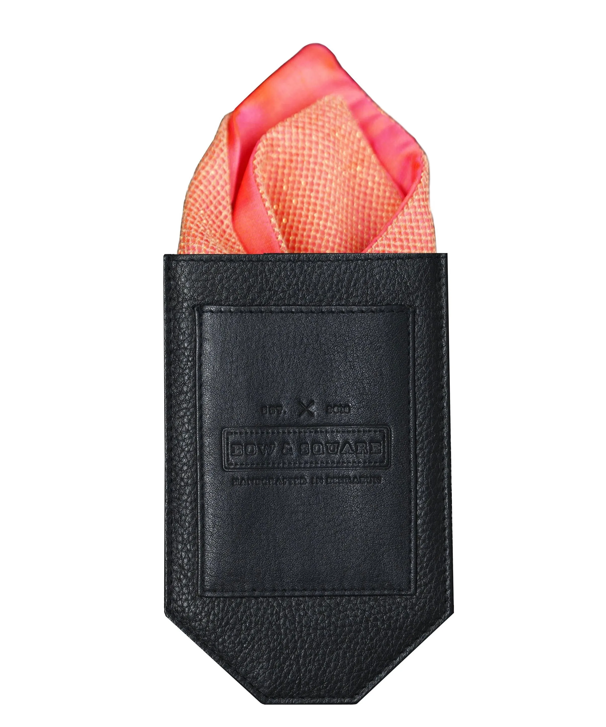 Black Pocket Square Holder