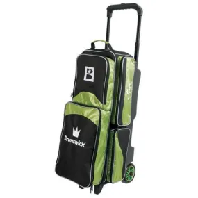 Brunswick Edge Triple Roller Lime Bowling Bag