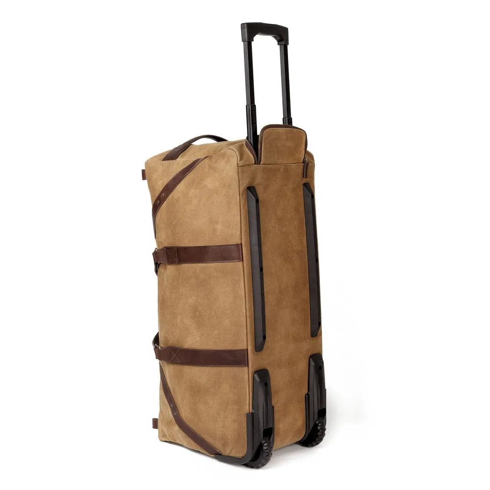 Campaign Waxed Canvas Large Roller Duffle Bag