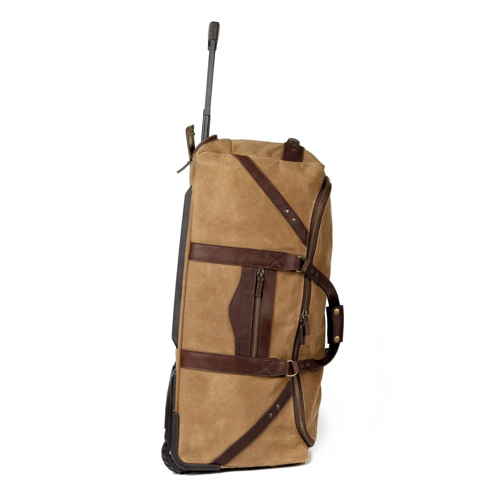 Campaign Waxed Canvas Large Roller Duffle Bag