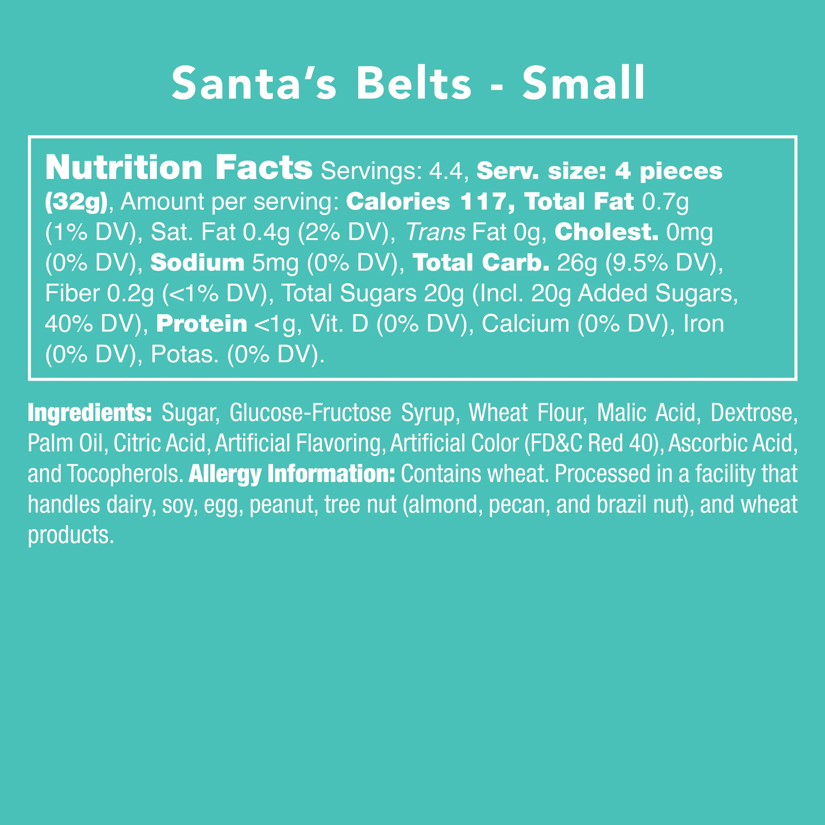 Candy Club Santa's Belts