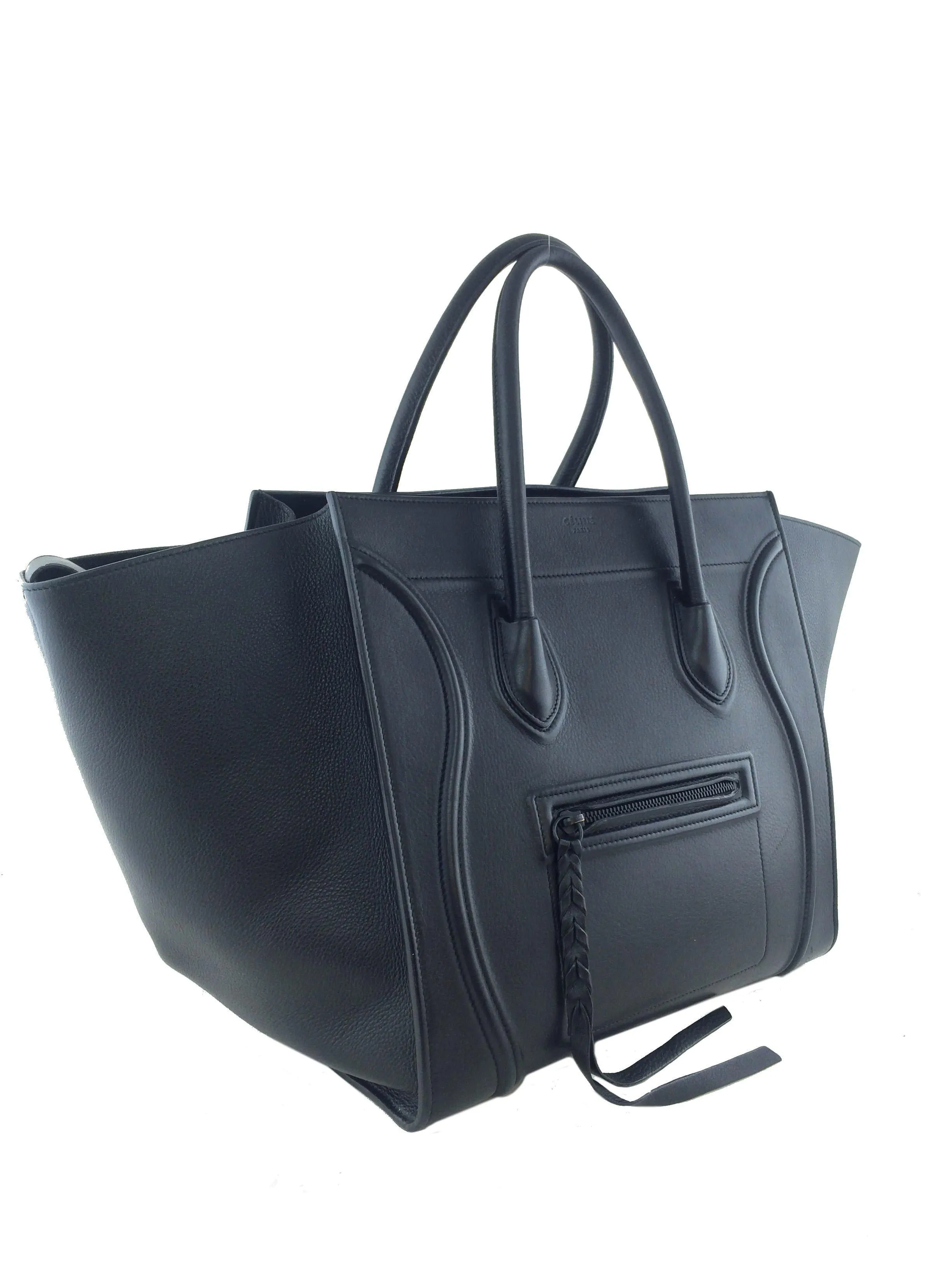 Celine Calfskin Medium Luggage Phantom Tote Bag