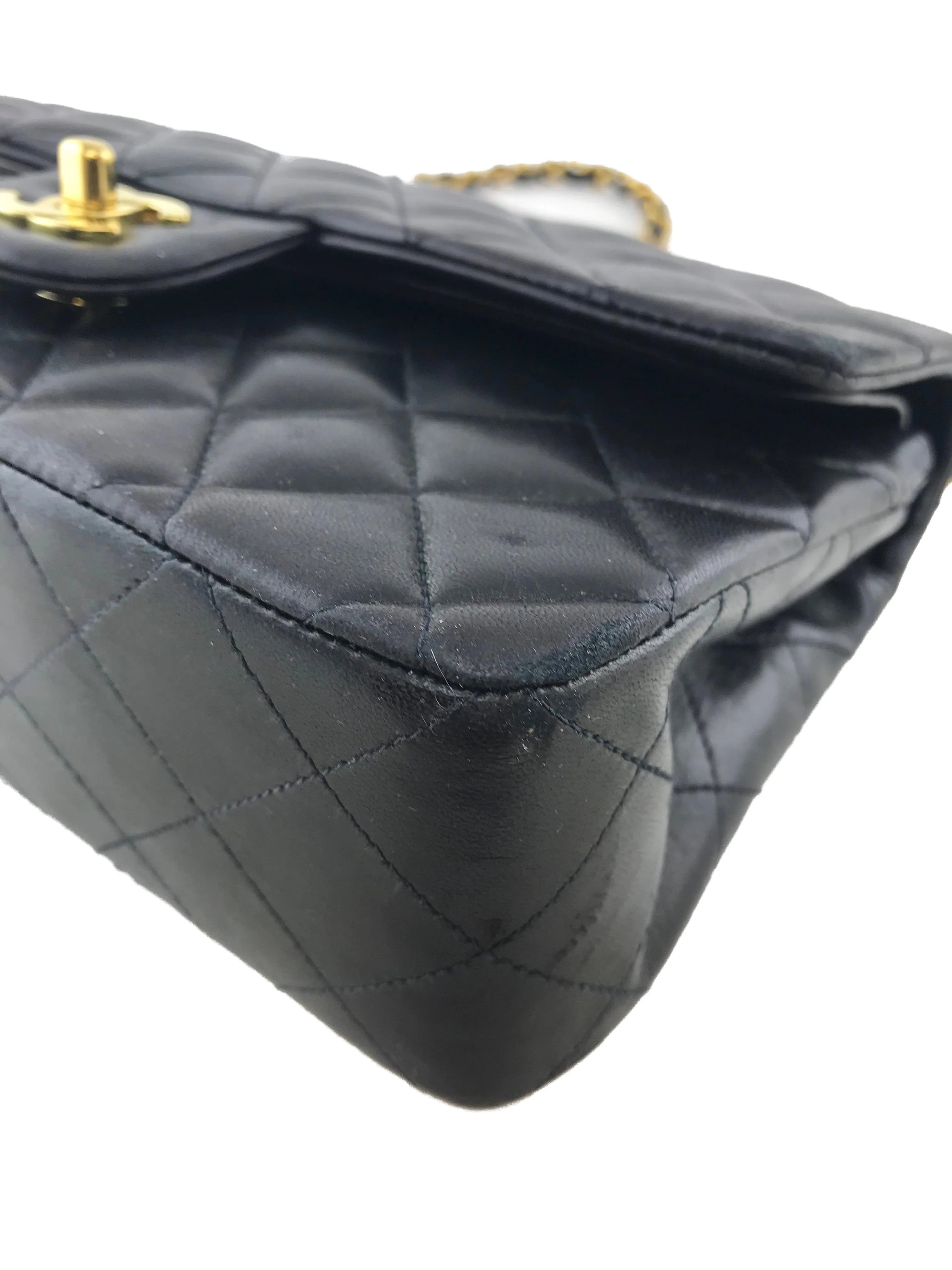 Chanel Quilted Lambskin Small Classic Double Flap Bag