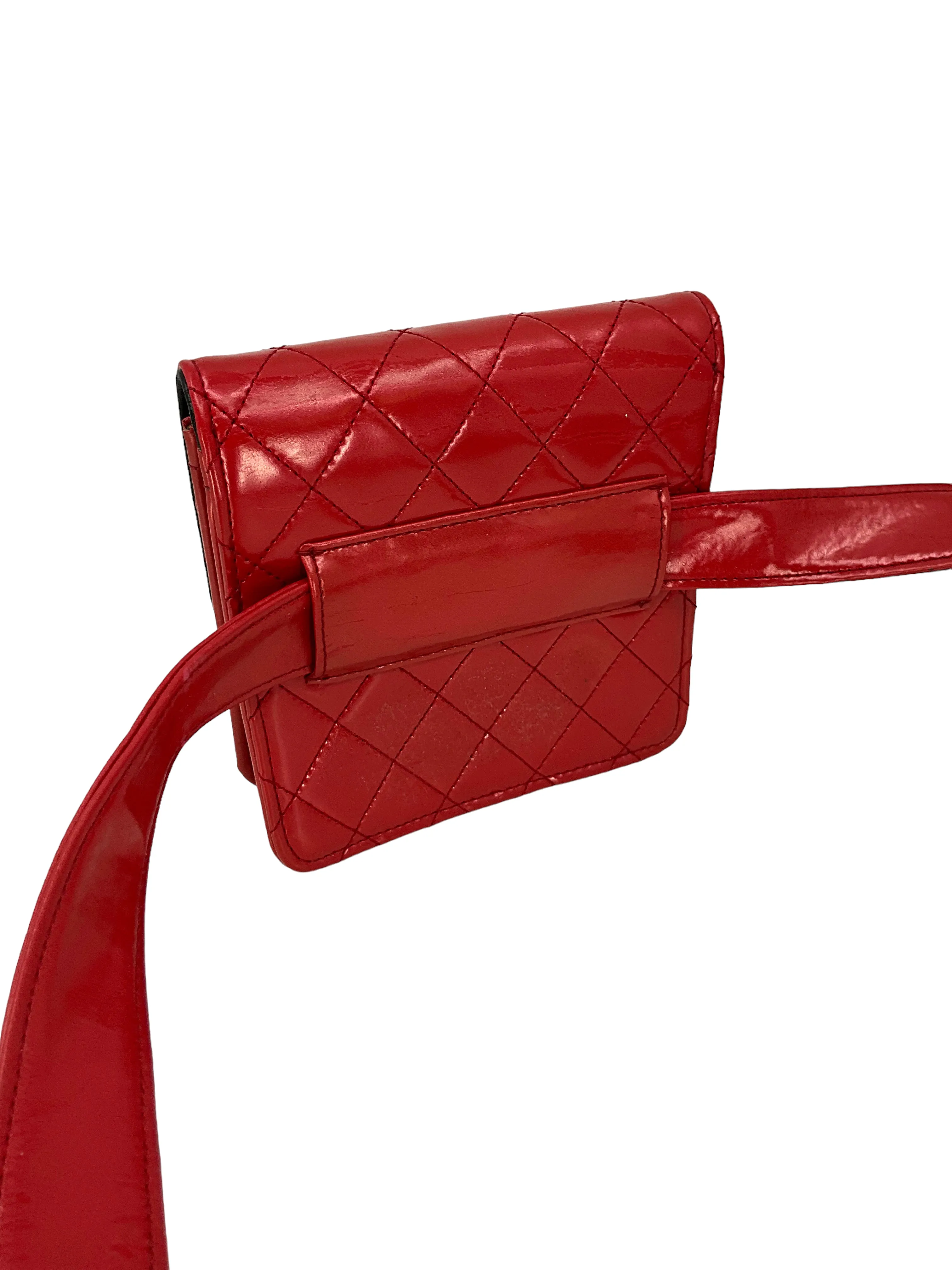 CHANEL Vintage Quilted Leather Bum Belt Bag