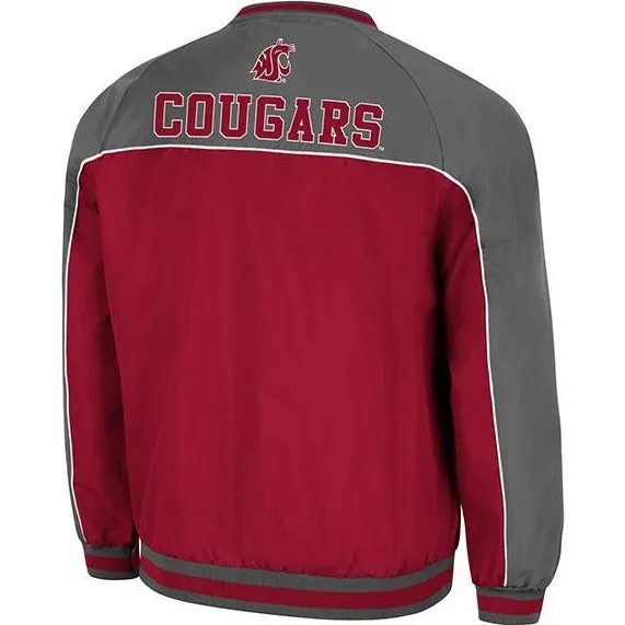 Colosseum Men's Colorblock Washington State Windbreaker