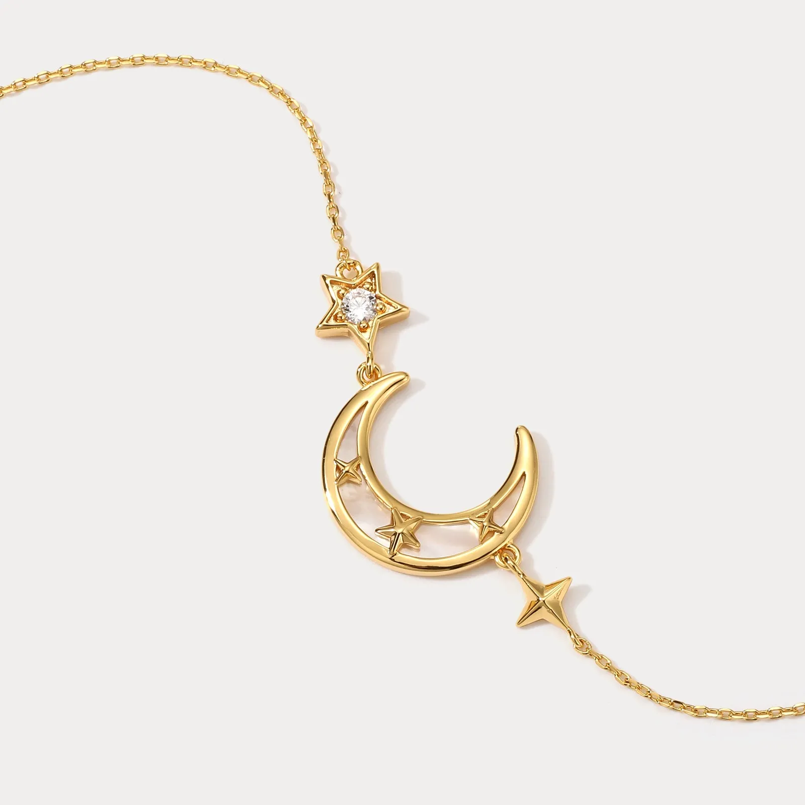 Crescent North Star Bracelet