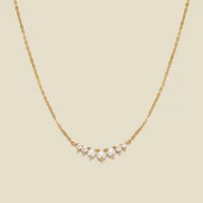 Crescent Pearl Necklace