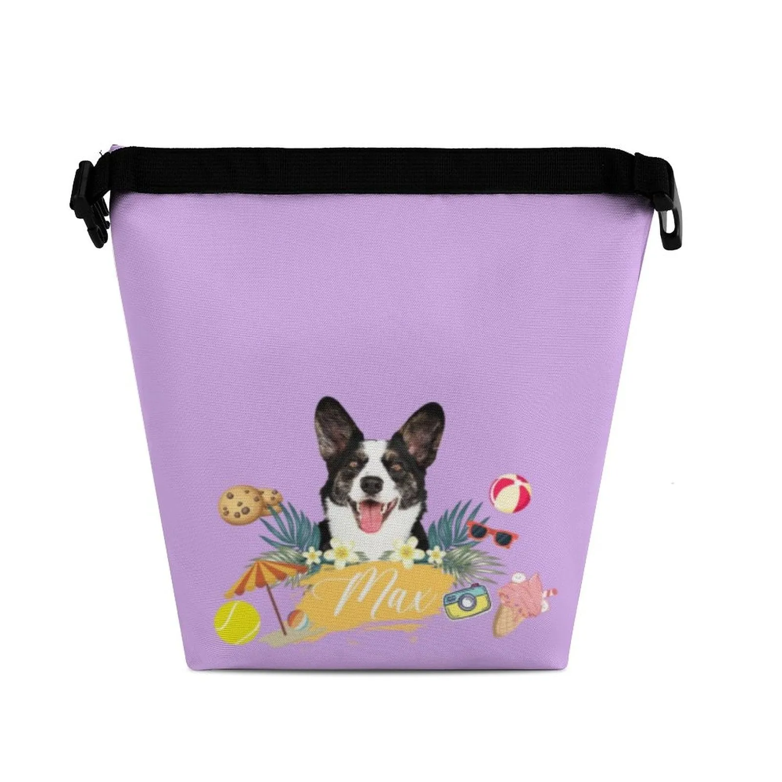 Custom Face&Name Go to Trip Foldable Portable Lunch Bag