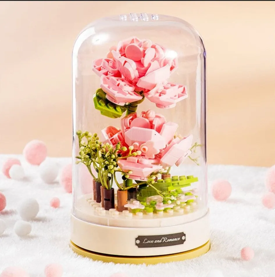 DIY LED Flower Block Music Box - Kimi