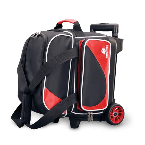 Ebonite Transport Single Roller Bowling Bag Red