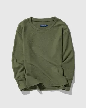 EcoKnit Textured Long-Sleeve Tee