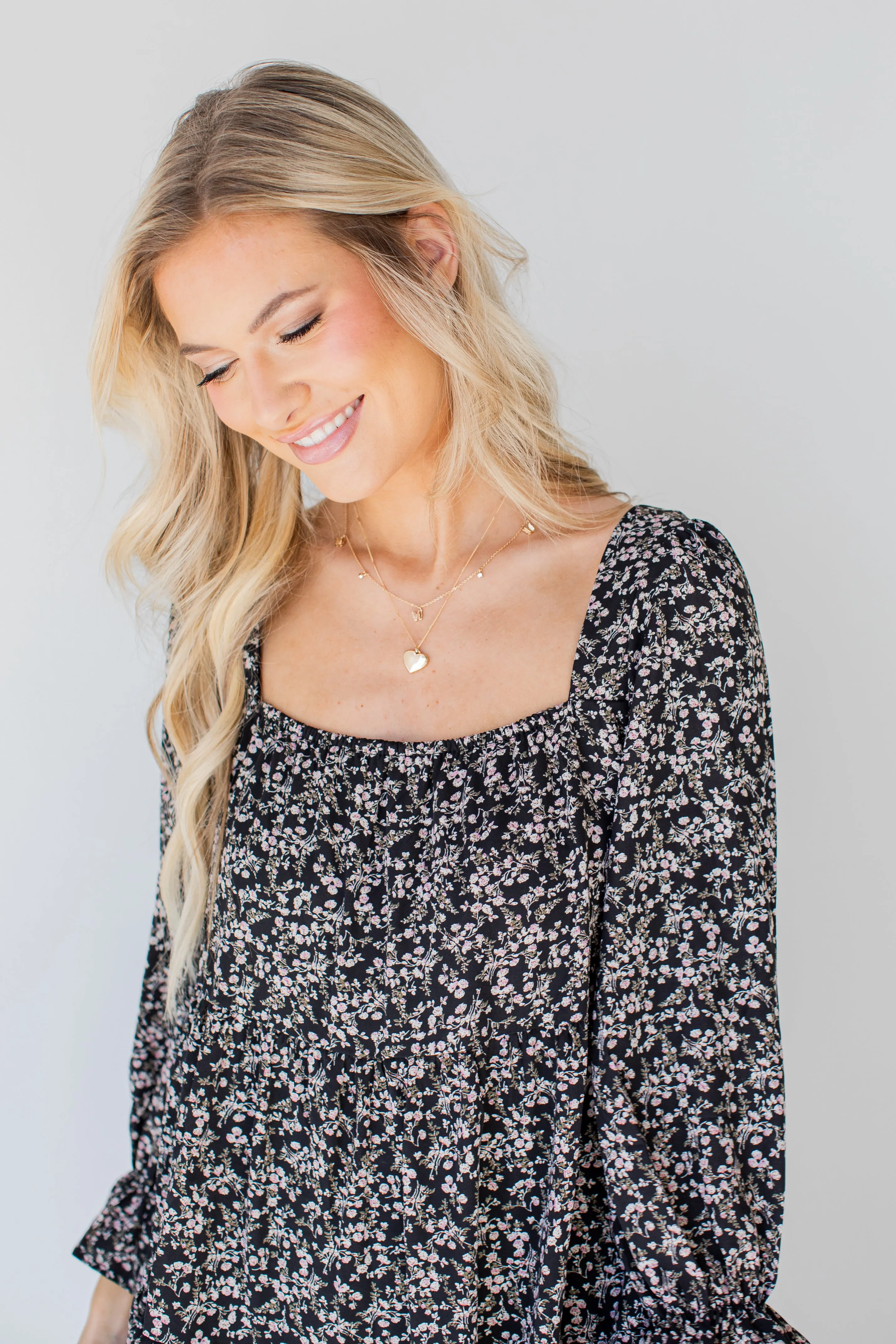 Express Yourself Tiered Floral Dress