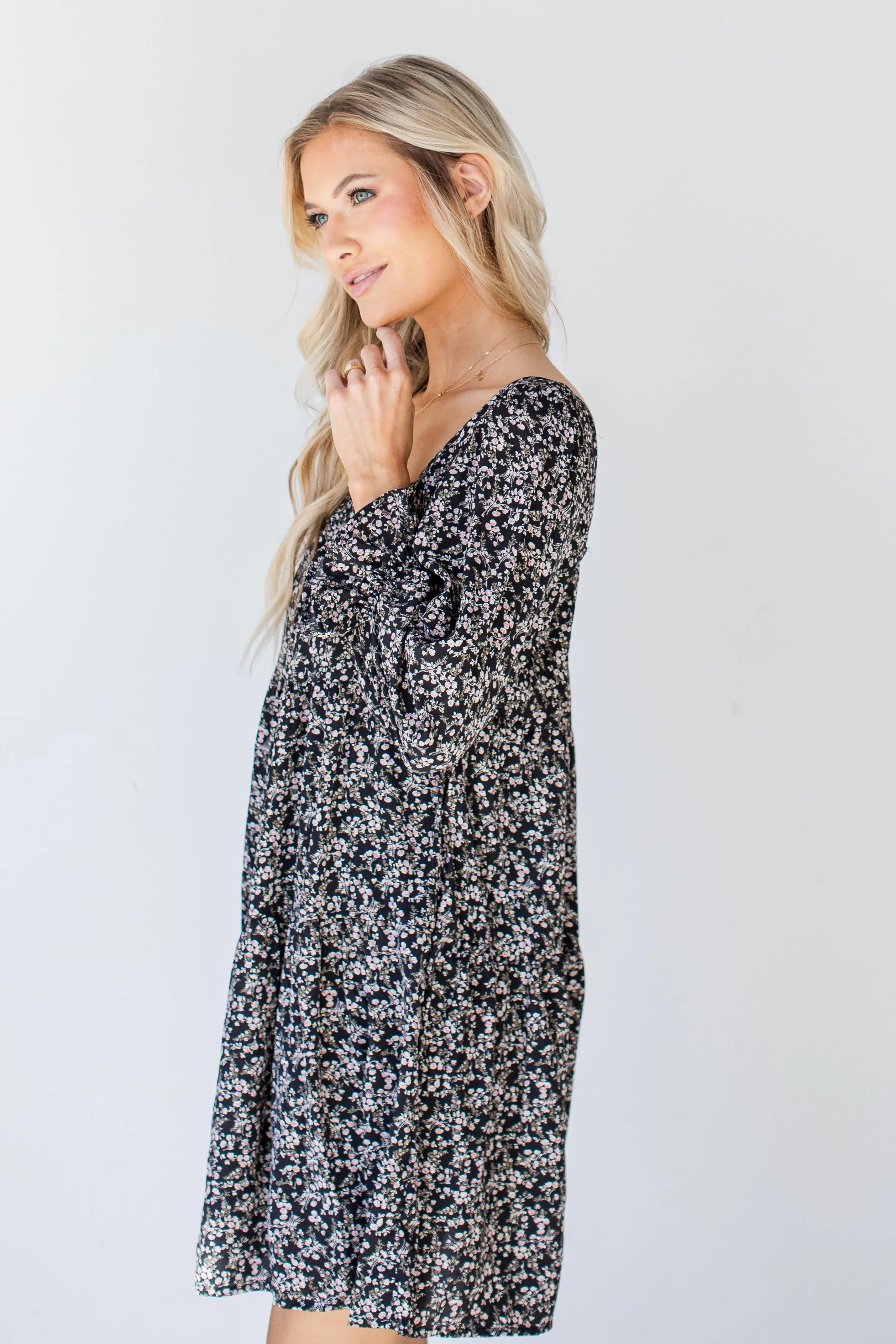 Express Yourself Tiered Floral Dress