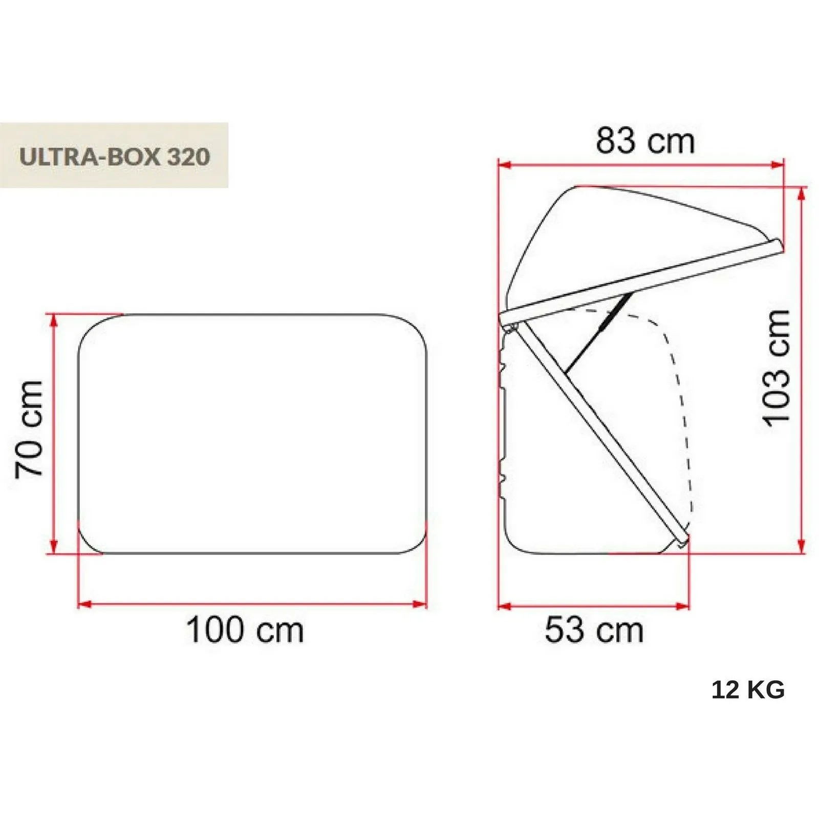 Fiamma Ultra-Box Motorhome Rear Box