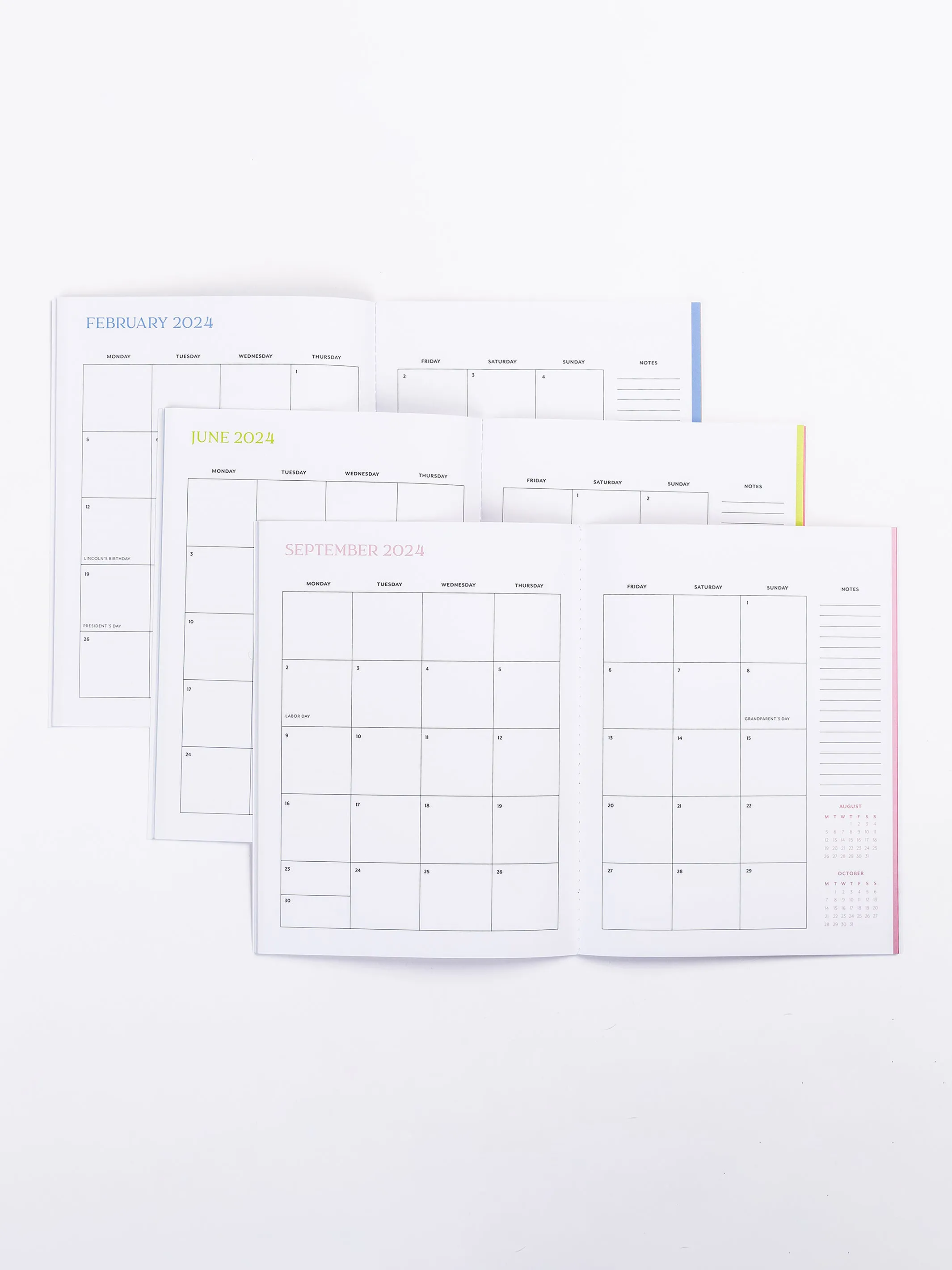 FINAL SALE - 2024 Large Monthly Planner | Little Star Blue