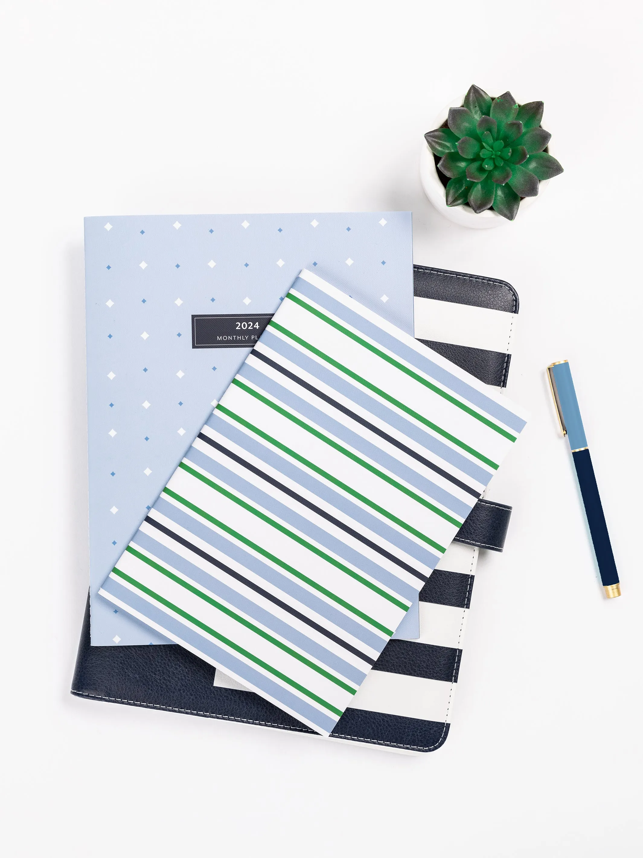 FINAL SALE - 2024 Large Monthly Planner | Little Star Blue