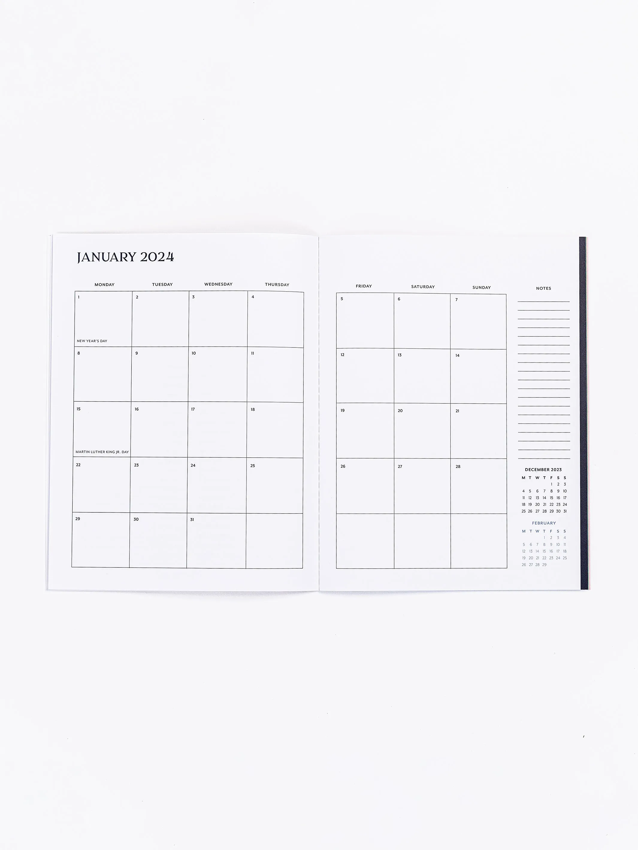 FINAL SALE - 2024 Large Monthly Planner | Little Star Blue