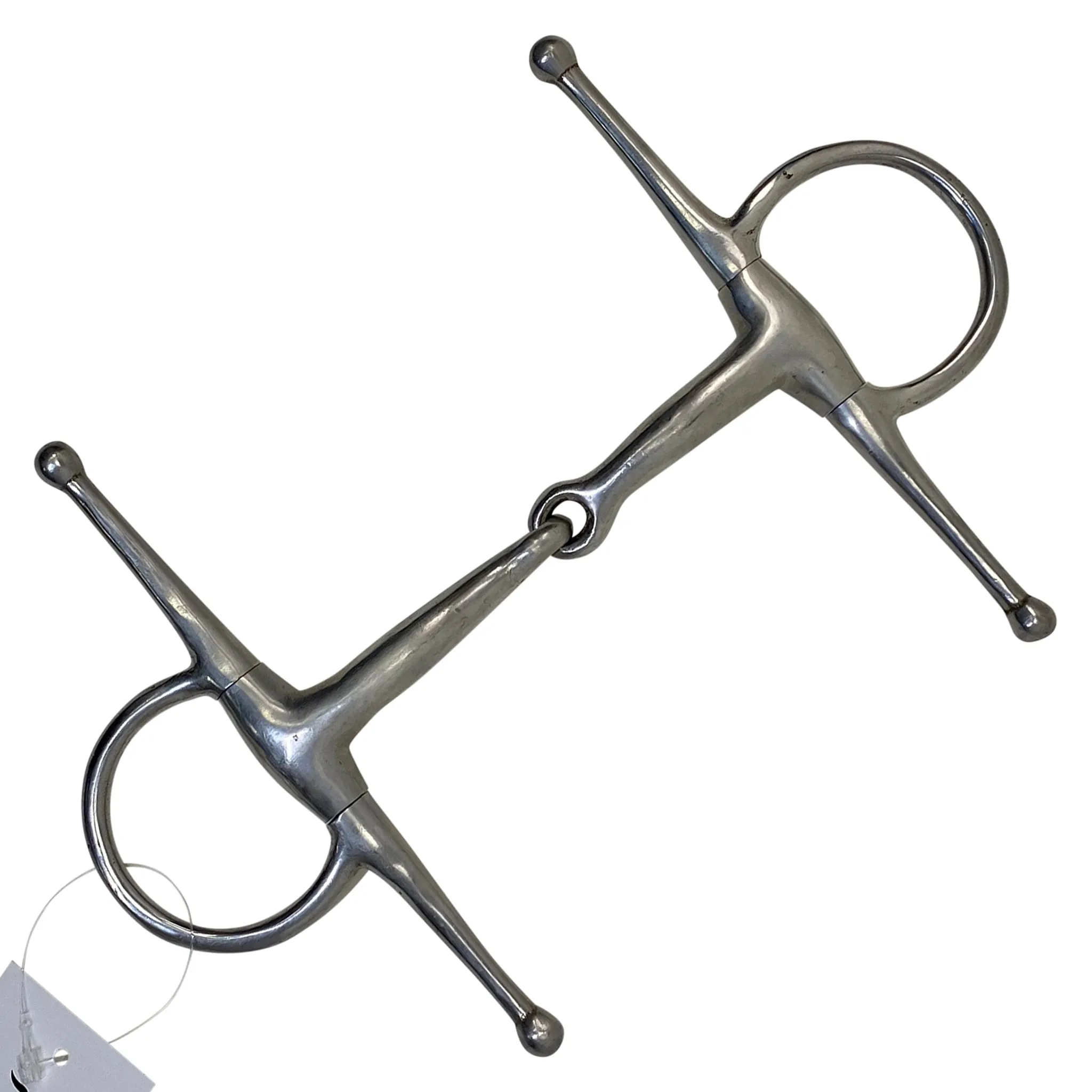 Full Cheek Jointed Snaffle Bit in Stainless Steel - 5