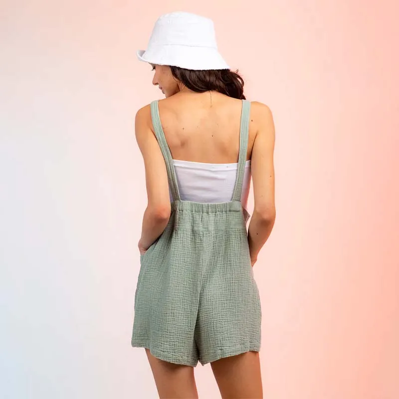 Gauze 2 Pocket Romper