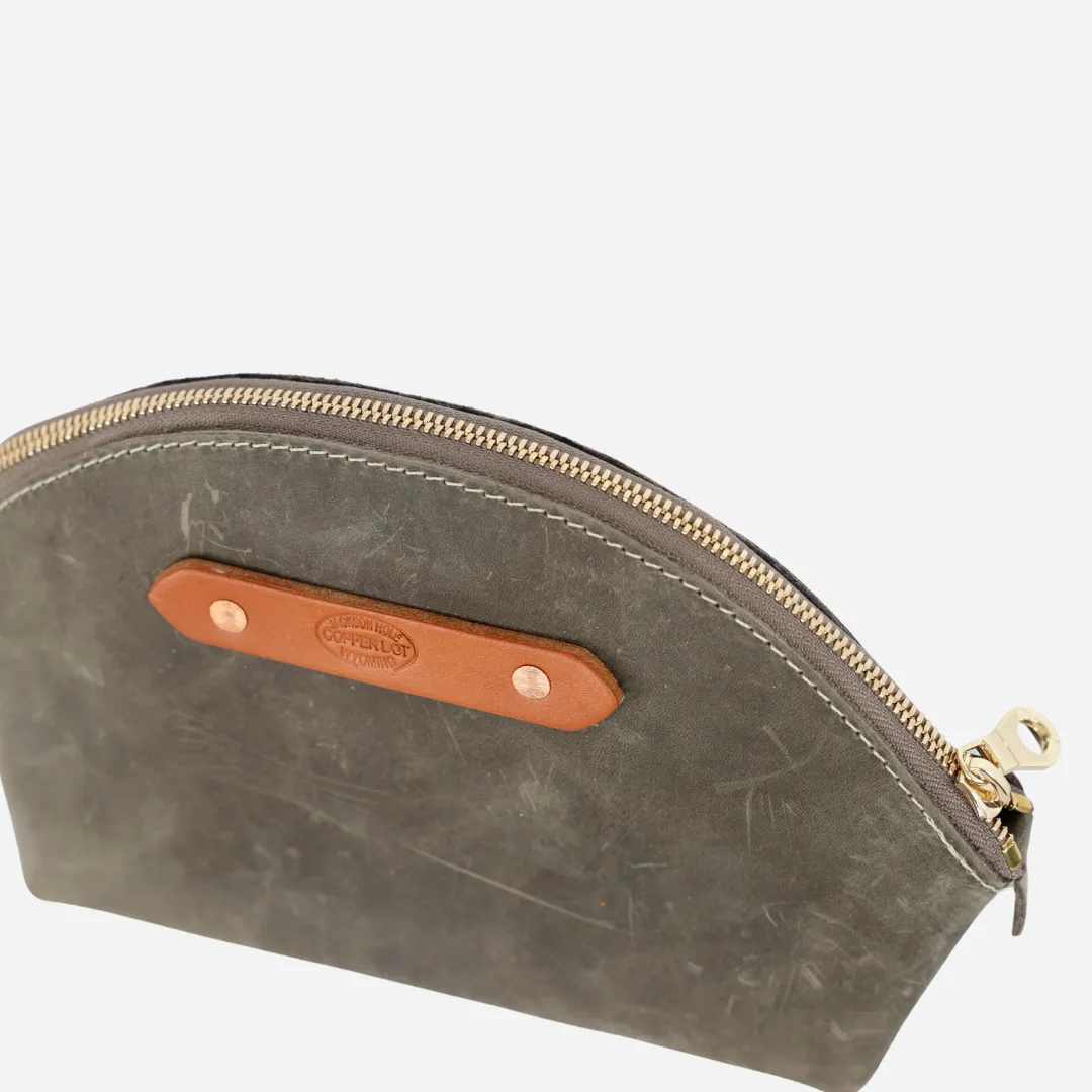 Grey Oil Men's Crescent Bag