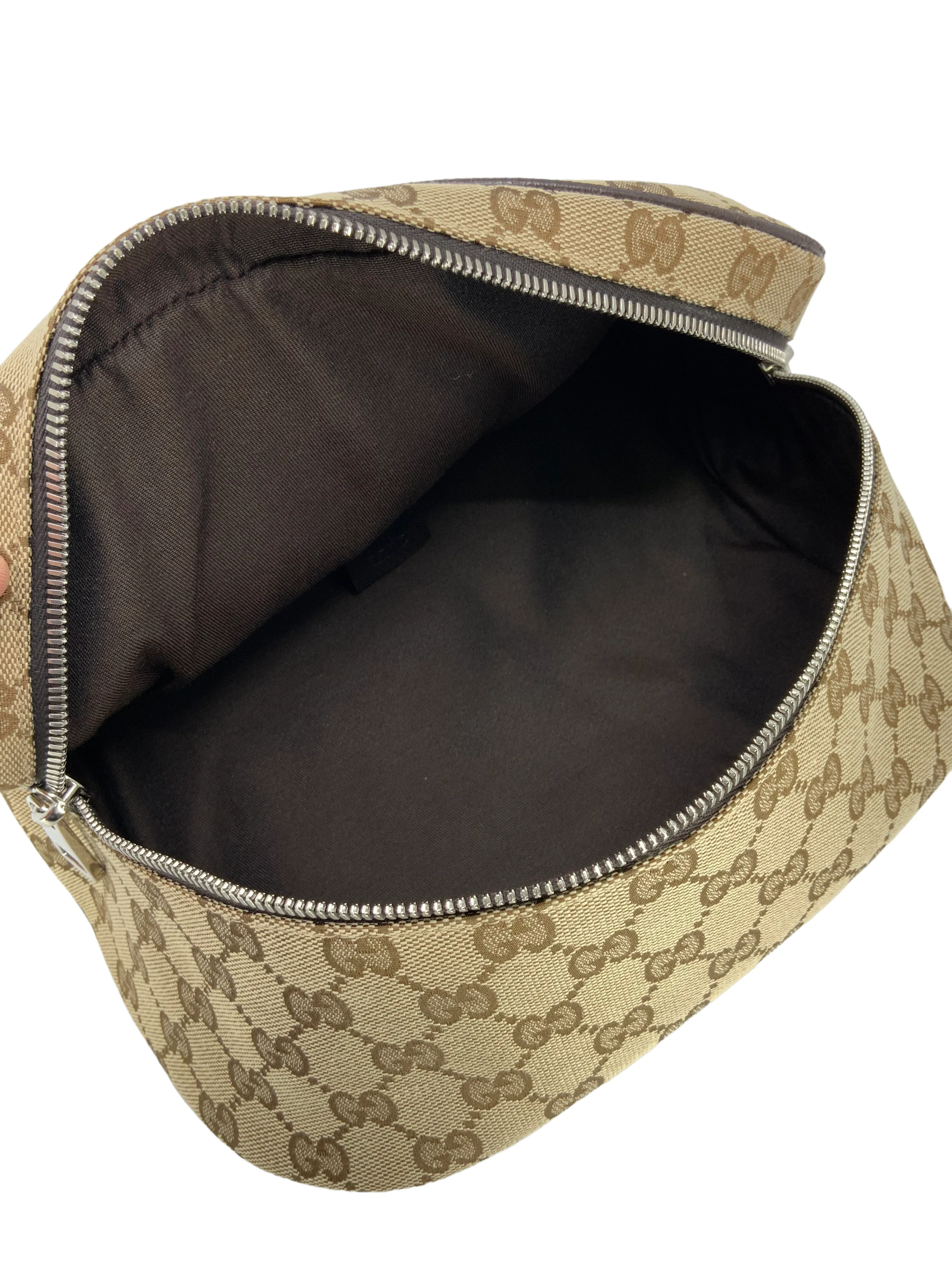 Gucci GG Monogram Canvas Waist Pouch NEW