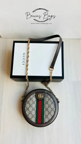 Gucci Ophidia Mini GG Round Bag