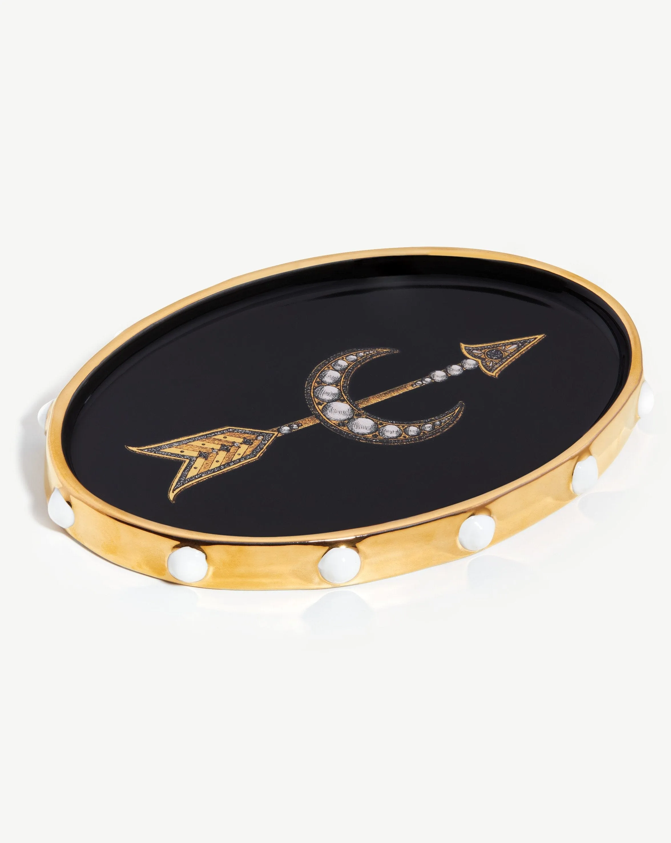 Harris Reed Arrow Trinket Tray | Ceramic/Multi