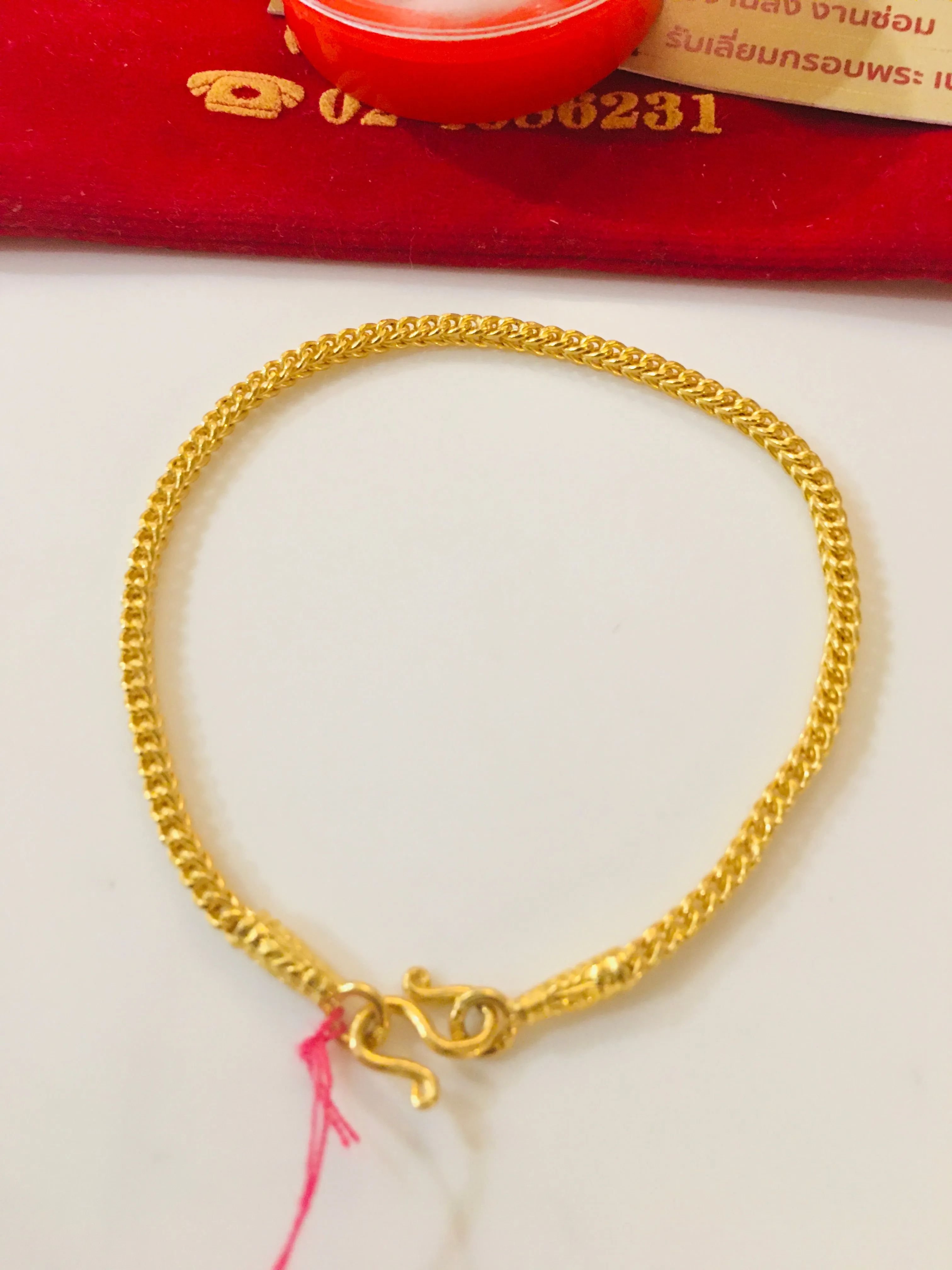 Item no. SP1067 Bangkok Solid gold 7” New Bracelet 4g.