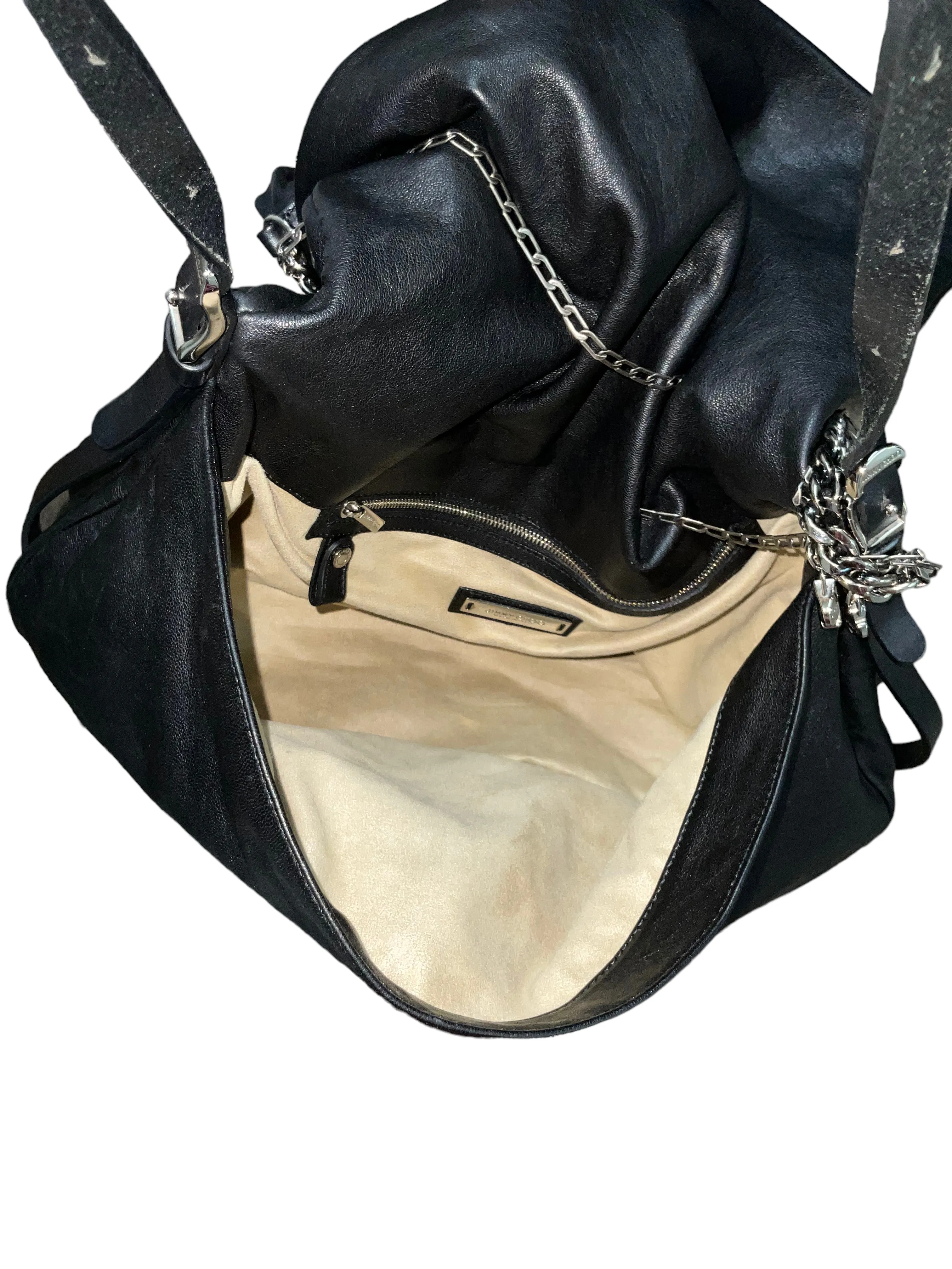 Jimmy Choo Biker Hobo Crossbody Bag