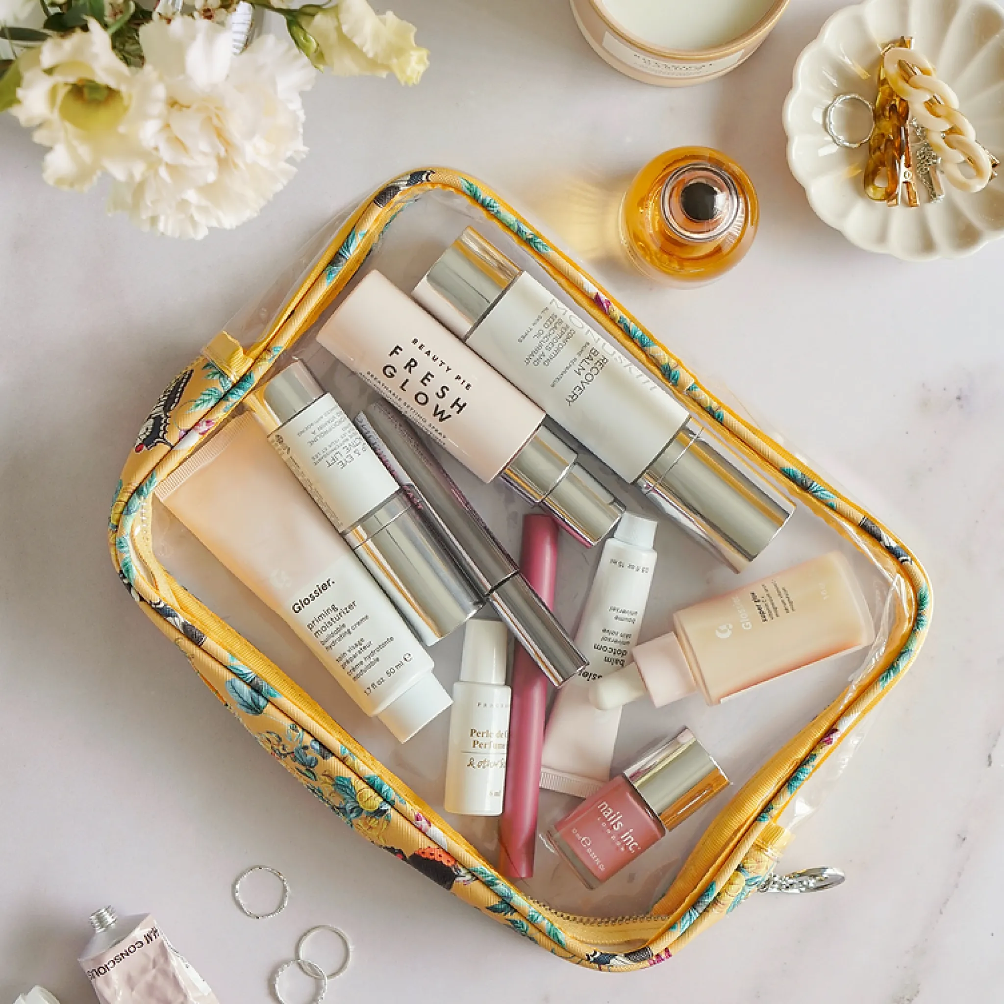 Joana Fulana Reusable Clear Beauty Case | Butterfly Spirit