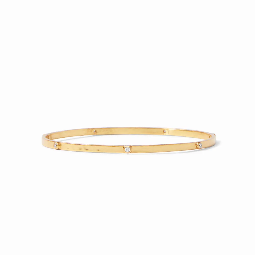 Julie Vos Crescent Stone Bangle