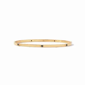 Julie Vos Crescent Stone Bangle