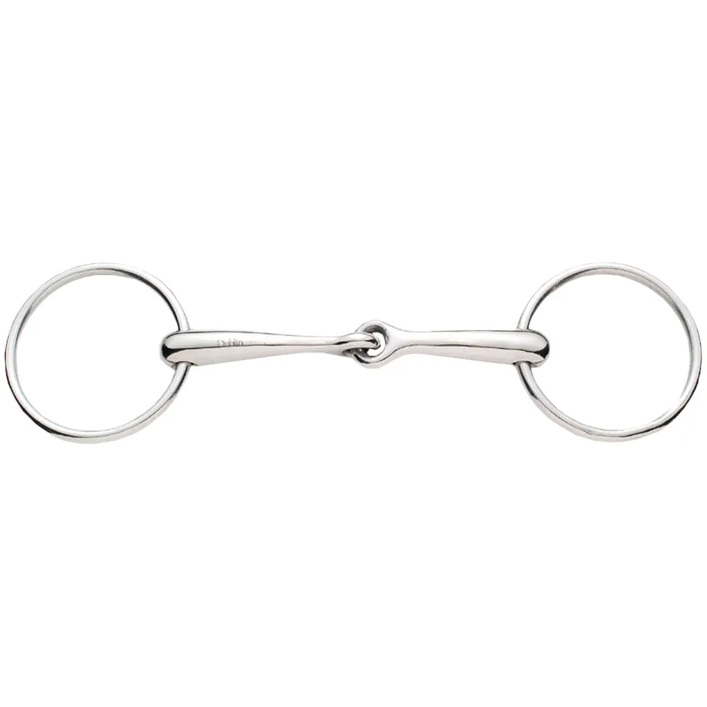 Korsteel Solid Mouth Loose Ring Snaffle Bit