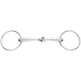 Korsteel Solid Mouth Loose Ring Snaffle Bit