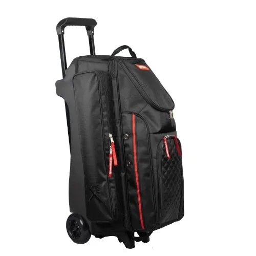 KR Strikeforce Diamond Black Triple Roller Premium Bowling Bag