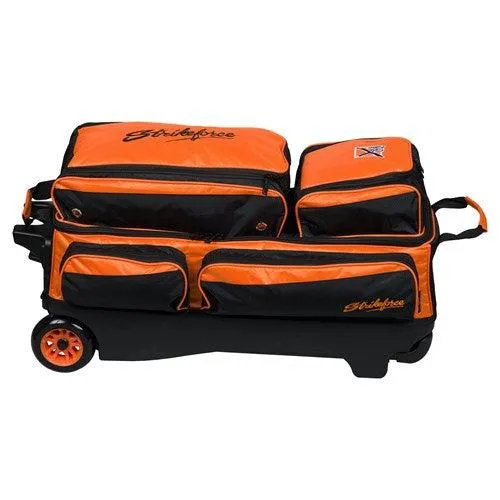 KR Strikeforce Konvoy Triple Ball Roller Black Orange Bowling Bag