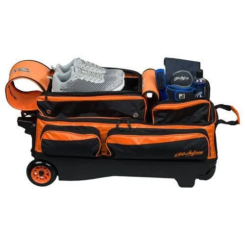 KR Strikeforce Konvoy Triple Ball Roller Black Orange Bowling Bag