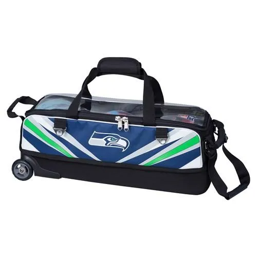 KR Strikeforce NFL Slim Triple Roller Seattle Seahawks Bowling Bag