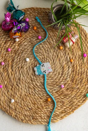 Little Kitten Embroidered Rakhi