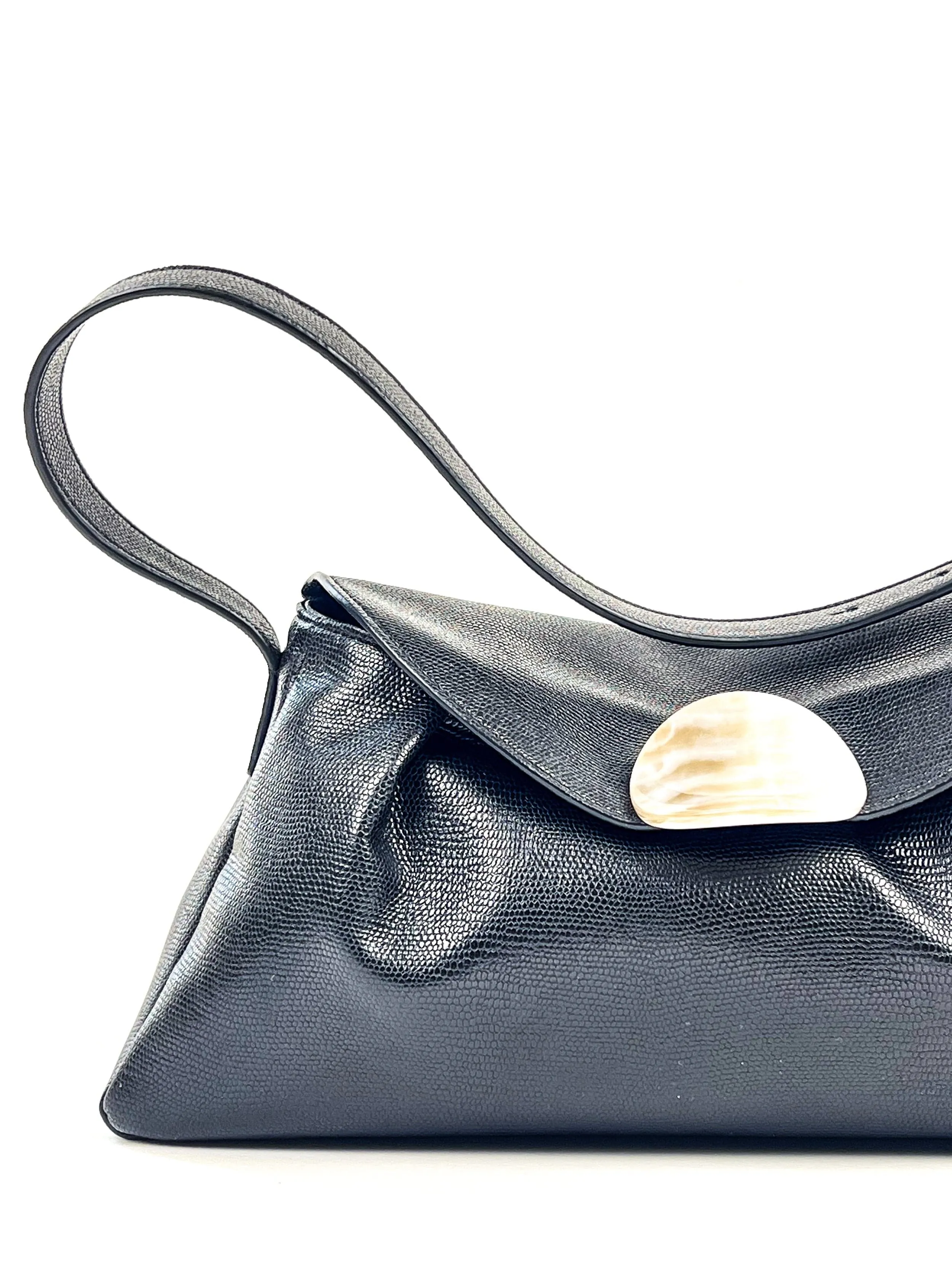 Lizard All Day Vegan Leather Mid Shoulder Bag | Multiple Colours