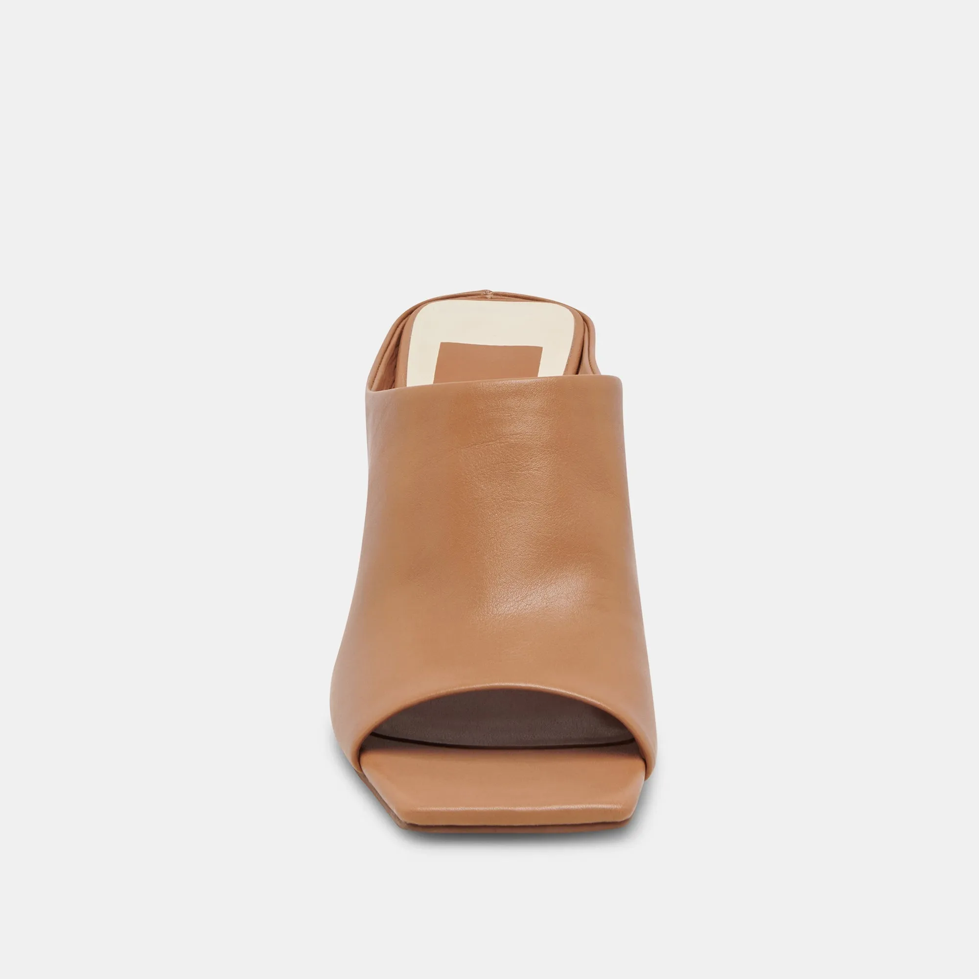 LIZZO HEELS LUGGAGE LEATHER